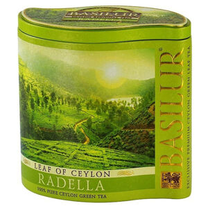 BASILUR Leaf of Ceylon Radella zelený čaj 100 g, poškozený obal