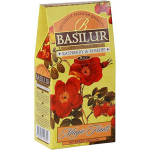 BASILUR Magic Raspberry & Rosehip černý čaj 100 g