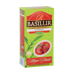 BASILUR Magic Raspberry zelená čaj 25 sáčků
