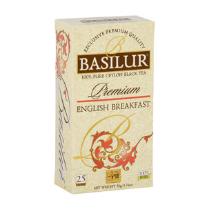 BASILUR Premium English Breakfast černý čaj 25 sáčků