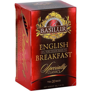 BASILUR Specialty English Breakfast černý čaj 20 sáčků