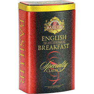 BASILUR Specialty English Breakfast černý čaj  v plechové dóze 100 g