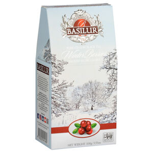 BASILUR Winter berries černý sypaný čaj s příchutí brusinek 100 g
