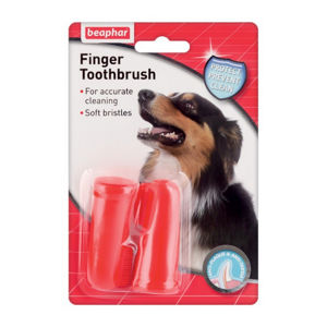 BEAPHAR Zubní kartáček pro psy na prst