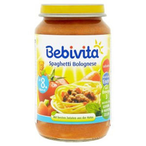 BEBIVITA Menu Boloňské špagety od 8.měsíce 220 g
