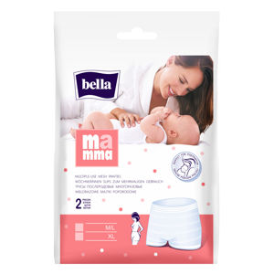 BELLA MAMMA Síťové kalhotky M-L 2 ks