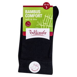 BELLINDA Dámské ponožky bambus comfort vel.39-42 černé 1 pár