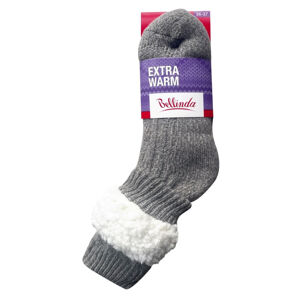 BELLINDA Dámské extra teplé ponožky 36-37 šedé 1 kus