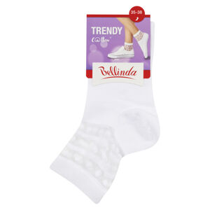 BELLINDA Dámské ponožky trendy vel.35-38 bílé 1 pár