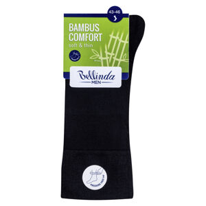 BELLINDA Pánské ponožky bambus comfort vel.43-46 černé 1 pár