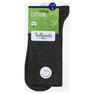 BELLINDA Pánské ponožky max cotton vel.39-42 šedé 1 pár