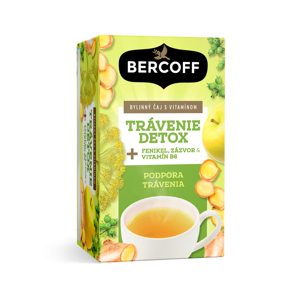 BERCOFF Čaj trávení a detox 16 sáčků