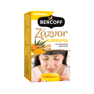 BERCOFF Čaj zázvor a kurkuma 20 sáčků