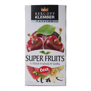 BERCOFF KLEMBER Super Fruits Třešeň jahoda vanilka 20 sáčků