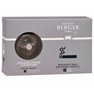 BERGER CAR Functional difuzér do auta černý + náplň for Tobacco / Antiodour tabák