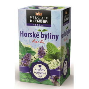 BERKOFF KLEMBER Čaj horské bylinky bylinná směs 40 g