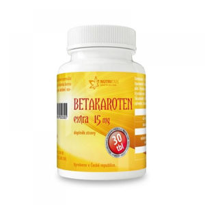 NUTRICIUS Betakaroten Extra 15 mg 30 tablet