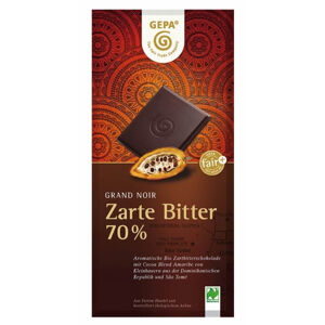 GEPA Hořká čokoláda se 70 % kakaa Amaribe BIO 100 g