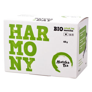 MATCHA TEA Harmony jemně mletý zelený čaj 30x2 g BIO, poškozený obal