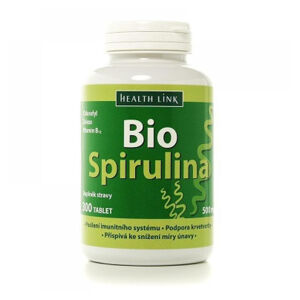HEALTH LINK Spirulina 500 mg 300 tablet BIO, poškozený obal