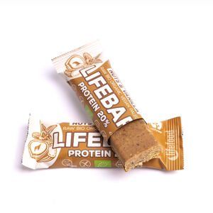 LIFEFOOD Lifebar tyčinka protein oříšková s vanilkou BIO 47 g