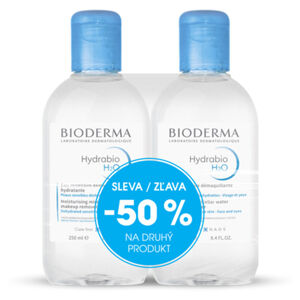 BIODERMA Hydrabio H2O Micelární voda Výhodné balení 1+1 250 ml