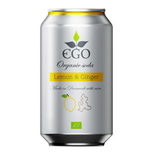 EGO Biolimonáda citrón a zázvor 330 ml BIO