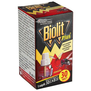 BIOLIT Plus Tekutá náplň citron na komáry a mouchy 30 nocí 27 ml