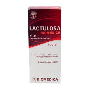 BIOMEDICA Lactulosa 500 ml 50% sirup