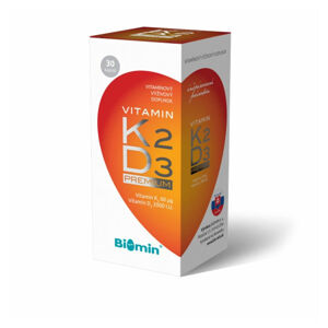 BIOMIN Vitamin K2D3 Premium+ 60 tobolek, poškozený obal