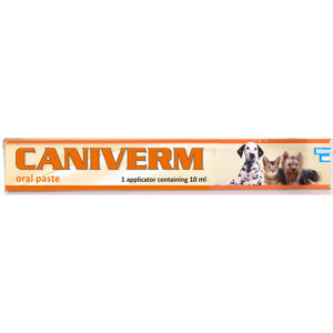 BIOVETA Caniverm perorální pasta pro psy a kočky 10 ml, poškozený obal