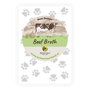 BOHEMIA PET FOOD Wild Beef Broth Hovězí vývar pro psy 100 ml