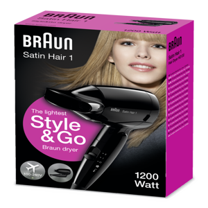 BRAUN Satin Hair 1 - HD 130 To Go vysoušeč vlasů