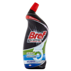 BREF Color Aktiv gel WC čistič Citrus 700 ml