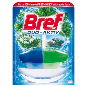 BREF Duo-Aktiv Northern Pine tekutý WC blok náhradní náplň 50 ml