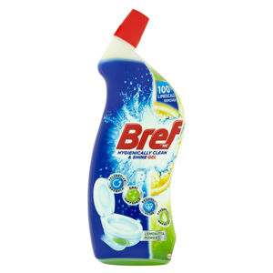BREF Power Aktiv gel WC čistič Lemon 700 ml