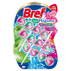 BREF Tuhý WC blok Perfume Switch  Apple & Lily  3 x 50 g