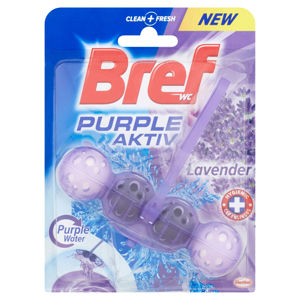 BREF Purple Aktiv Lavender tuhý WC blok 50 g