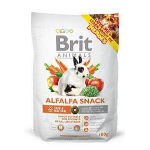 BRIT Animals alfalfa snack for rodents pamlsek pro králíky 100 g