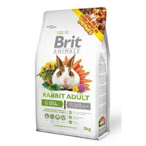 BRIT Animals rabbit adult complete krmivo pro králíky 3 kg