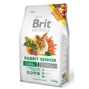 BRIT Animals rabbit senior complete krmivo pro králíky 1,5 kg
