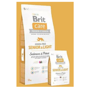 BRIT Care Grain-free Senior & Light Salmon & Potato granule pro psy 1 kg