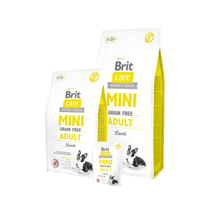 BRIT Care Mini Grain Free Adult Lamb granule pro mini psy 1 ks, Hmotnost balení: 2 kg