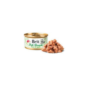 Brit Fish Dreams Tuna & Squid konzerva pro kočky 80 g