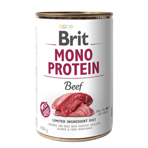 Brit MONO PROTEIN Beef konzerva pro psy 400 g