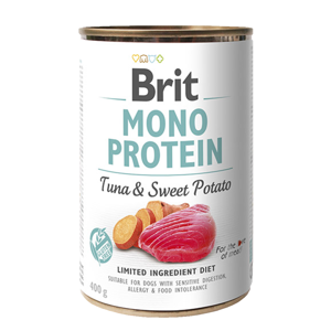 Brit MONO PROTEIN Tuna & Sweet Potato konzerva pro psy 400 g