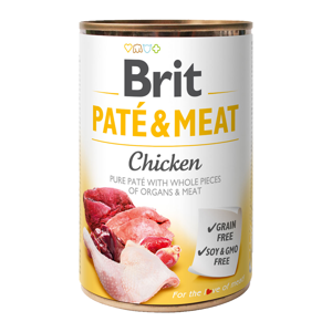 BRIT Paté & Meat Chicken konzerva pro psy 400 g