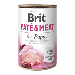 BRIT Paté & Meat for Puppy konzerva pro psy 400 g
