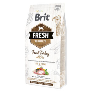 BRIT Fresh Turkey with Pea Adult Fit & Slim granule pro psy 1 ks, Hmotnost balení: 2,5 kg