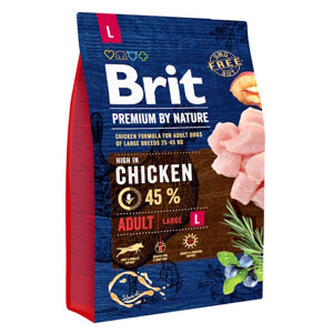 BRIT Premium by Nature Adult L granule pro psy 1 ks, Hmotnost balení: 3 kg